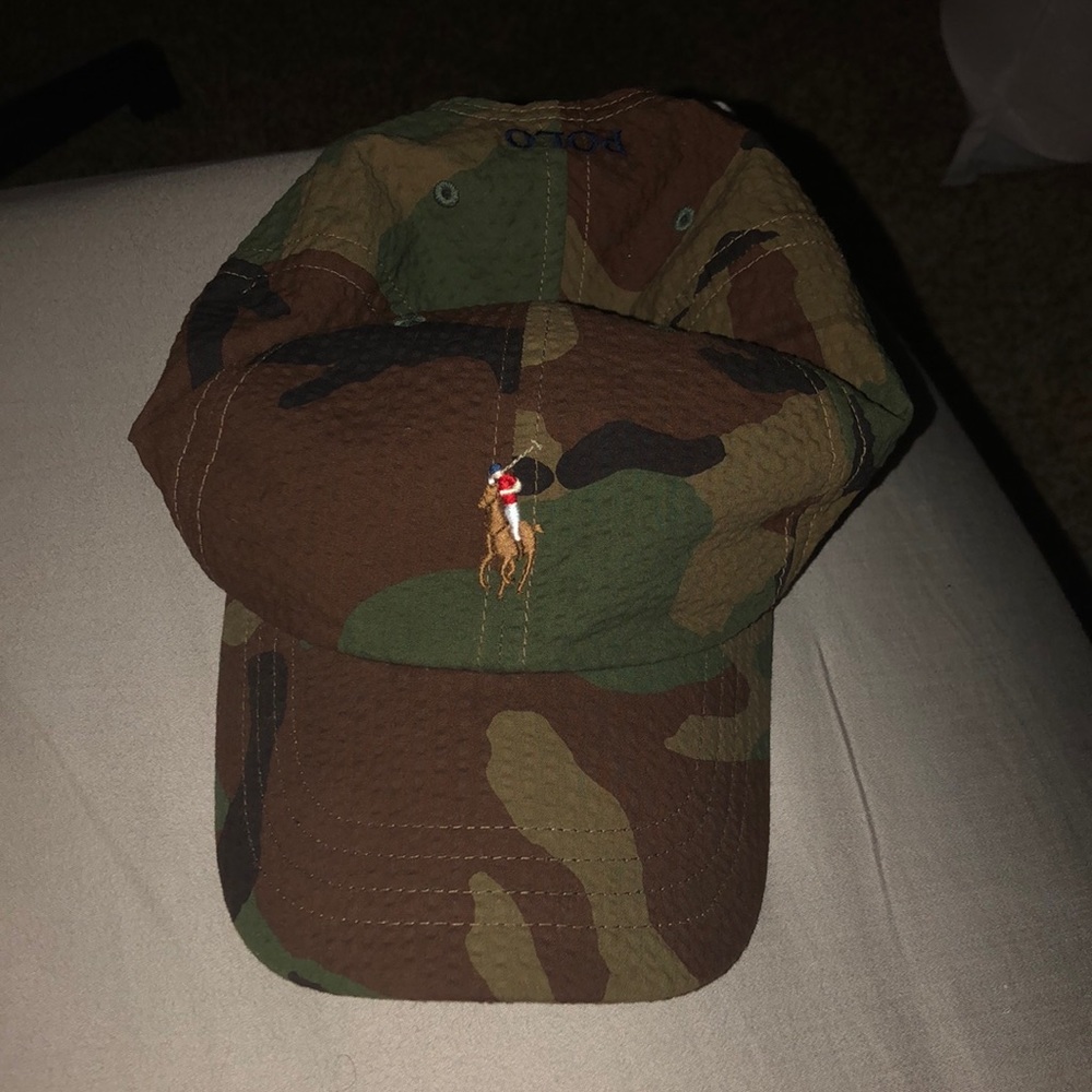 Camo Polo Strapback Hat